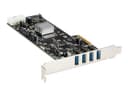 StarTech.com 4 Port USB 3.0 PCIe Card w/ 4 Dedicated Channels - UASP - USB 3.0 PCI Express Card Adapter - USB adapter - PCIe x4 - USB 3.0 x 4 thumbnail 1