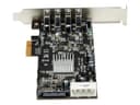 StarTech.com 4 Port USB 3.0 PCIe Card w/ 4 Dedicated Channels - UASP - USB 3.0 PCI Express Card Adapter - USB adapter - PCIe x4 - USB 3.0 x 4 thumbnail 2