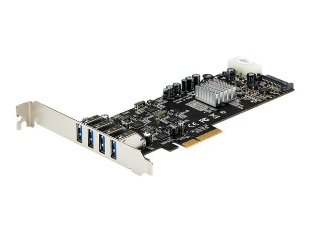 StarTech.com 4 Port USB 3.0 PCIe Card w/ 4 Dedicated Channels - UASP - USB 3.0 PCI Express Card Adapter - USB adapter - PCIe x4 - USB 3.0 x 4 - Image 5