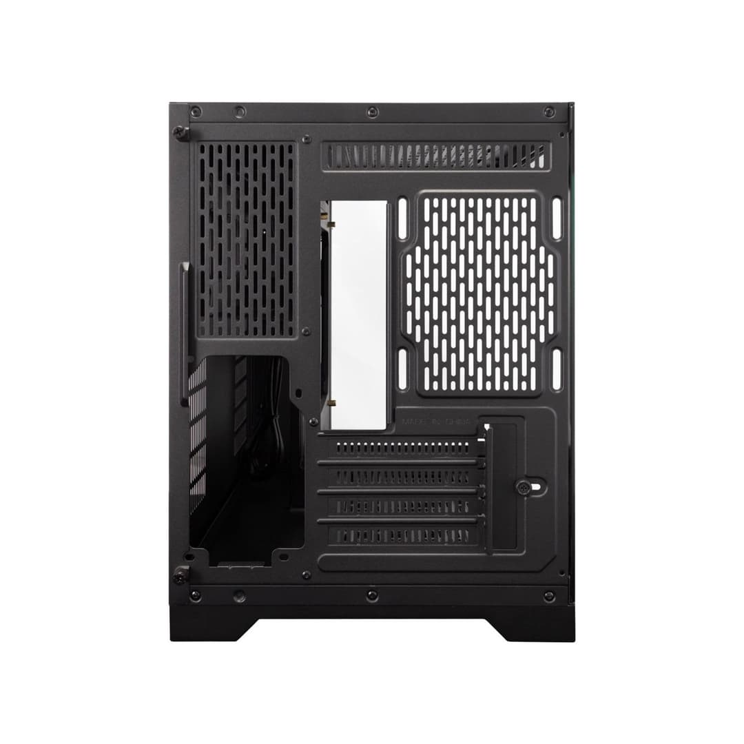 1st Player UV6 Tempered Glass Micro ATX Gaming Case - Black - Image 5