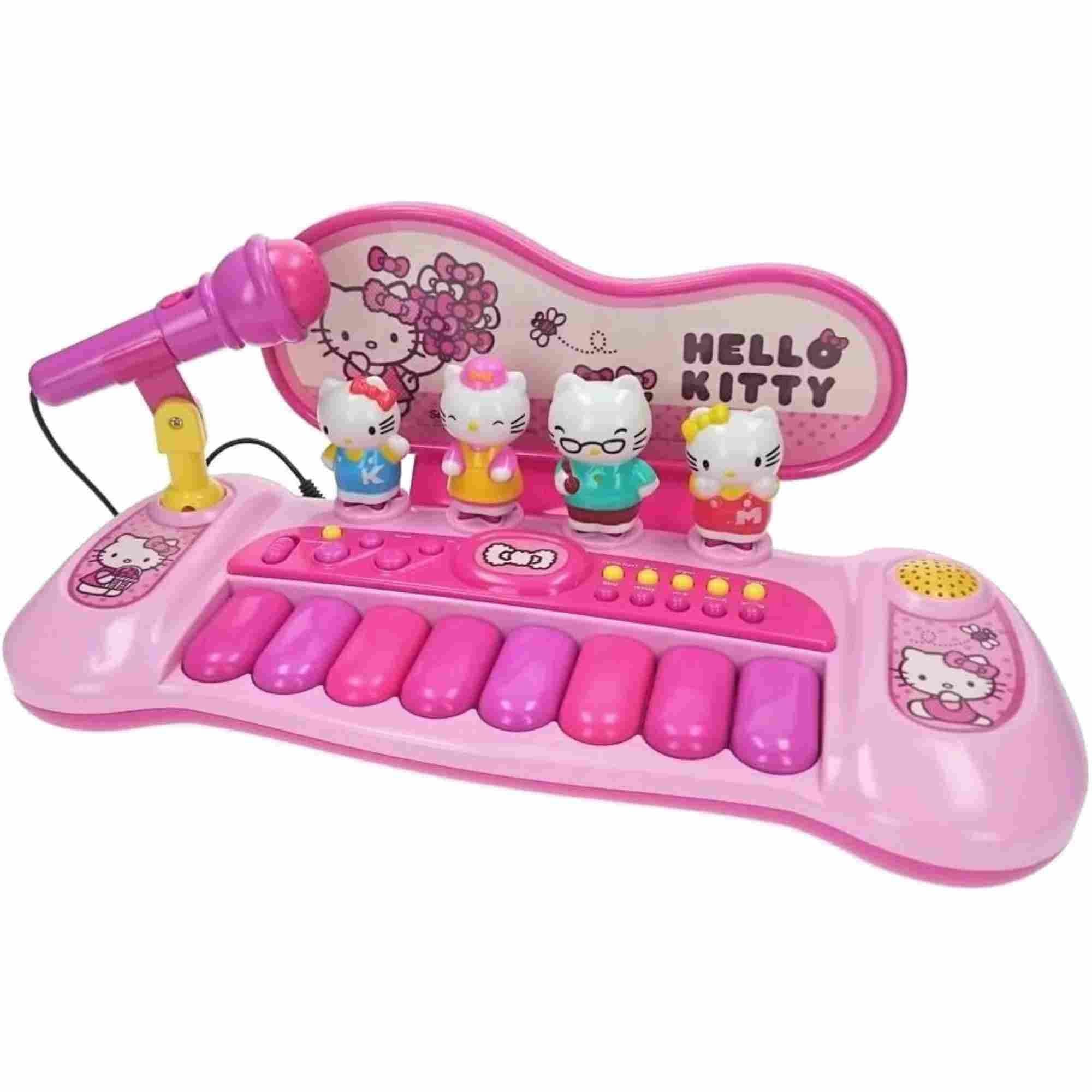 Hello Kitty Electric Piano with Figures