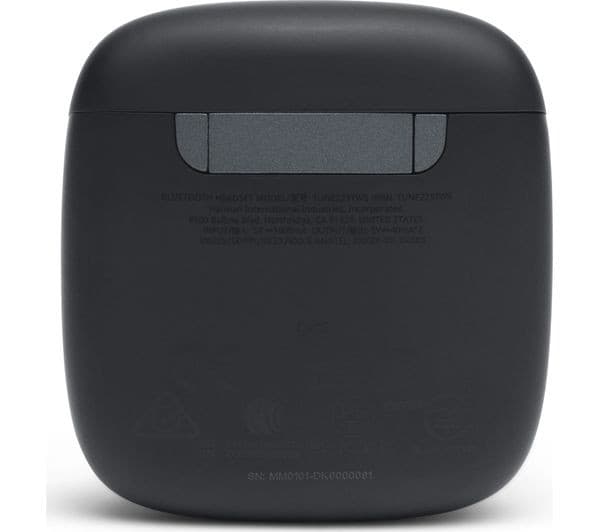 JBL Tune 225TWS Wireless Bluetooth Earbuds - Black - Image 3