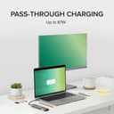 Plugable Technologies 7-in-1 USB C Hub Multiport Adapter with Ethernet Driverless Compatibility with Mac, Windows, iPhone 15, Chromebook, USB4, Thunderbolt, 100W Charging, Ethernet, 4K60Hz HDMI, 2X USB, SD/microSD thumbnail 4