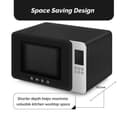 SMEG Collezione MOC01BLMUK Microwave with Grill 29L 900W Inverter 18 Auto Cook Programmes - Black thumbnail 3