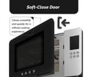 SMEG Collezione MOC01BLMUK Microwave with Grill 29L 900W Inverter 18 Auto Cook Programmes - Black thumbnail 6