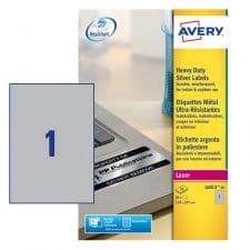 Avery L6013-20 Resistant Labels 20 sheets - 1 Labels per Sheet - Image 1