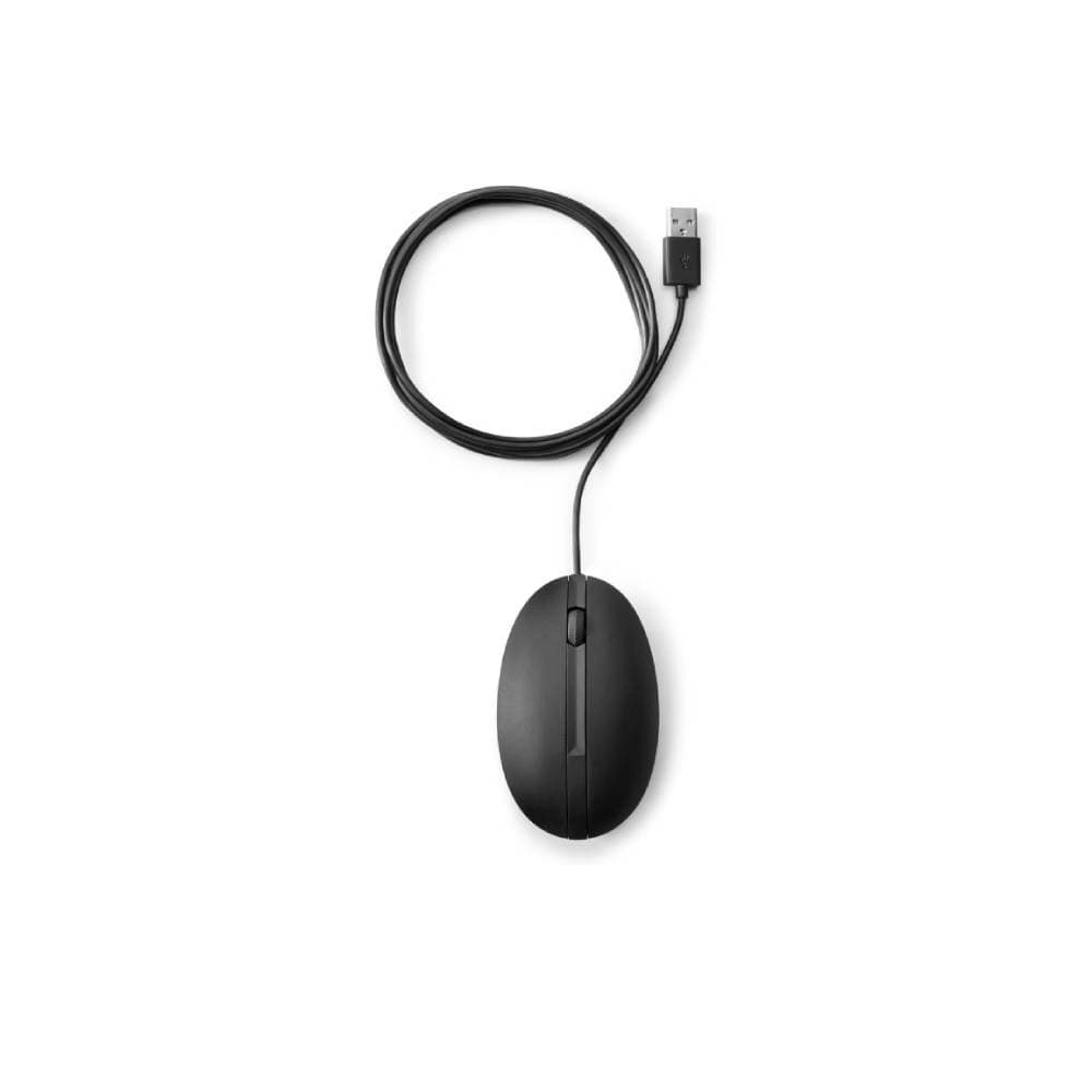 HP Wired Desktop 320M Mouse 2 Buttons Wheel Scrolling Ambidextrous Optical Black - Image 1