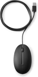 HP Wired Desktop 320M Mouse 2 Buttons Wheel Scrolling Ambidextrous Optical Black thumbnail 2
