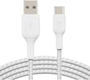 Belkin BoostCharge Braided USB-A to USB-C Cable 15W 1m White thumbnail 3