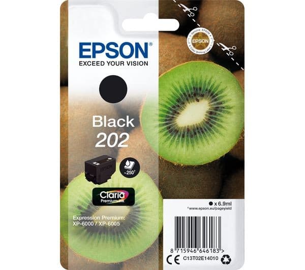 Epson 202XL - black - original - ink cartridge - Image 1