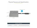 StarTech.com USB 3.0 to 4 HDMI Adapter, External Video & Graphics Card, USB Type-A to Quad HDMI Monitor Display Adapter Dongle, 1080p 60Hz, USB 3.0 to HDMI Adapter/Video Converter, Windows - Multi Monitor Adapter - adapter cable - HDMI / USB - 1 m thumbnail 4