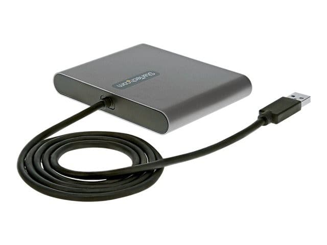 StarTech.com USB 3.0 to 4 HDMI Adapter, External Video & Graphics Card, USB Type-A to Quad HDMI Monitor Display Adapter Dongle, 1080p 60Hz, USB 3.0 to HDMI Adapter/Video Converter, Windows - Multi Monitor Adapter - adapter cable - HDMI / USB - 1 m - Image 5