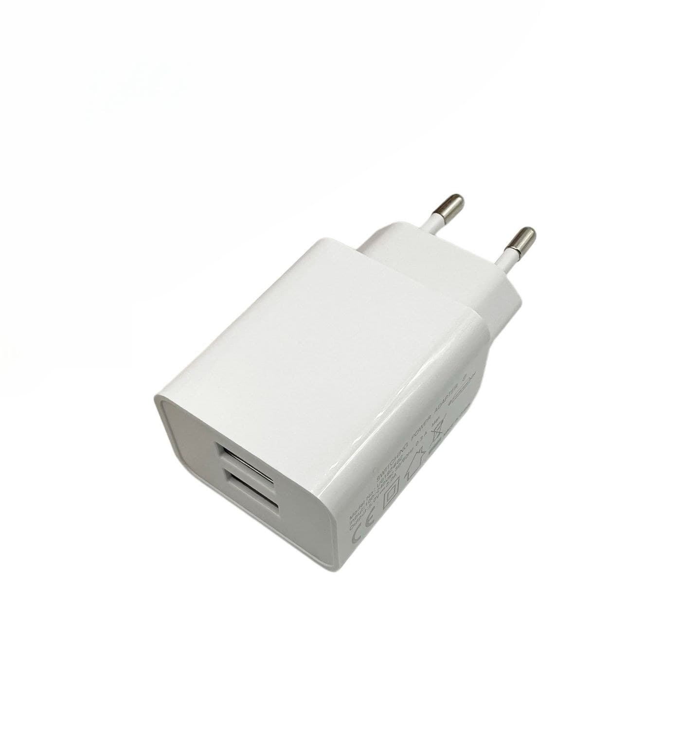 Microconnect USB Mains Charger for Smartphones & Tablets 5V/2.4A 12W