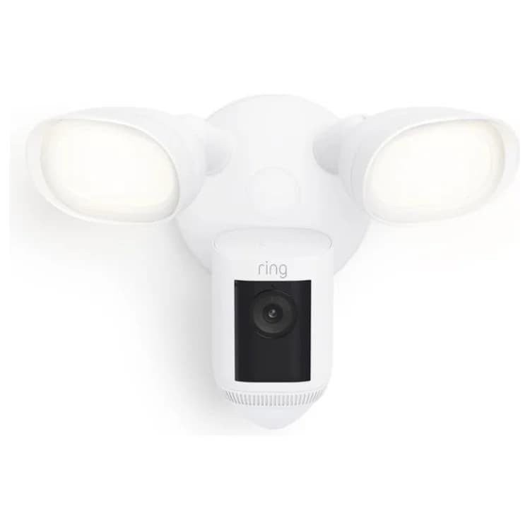 Ring Floodlight Wired Pro 2K Security Camera White - Image 1