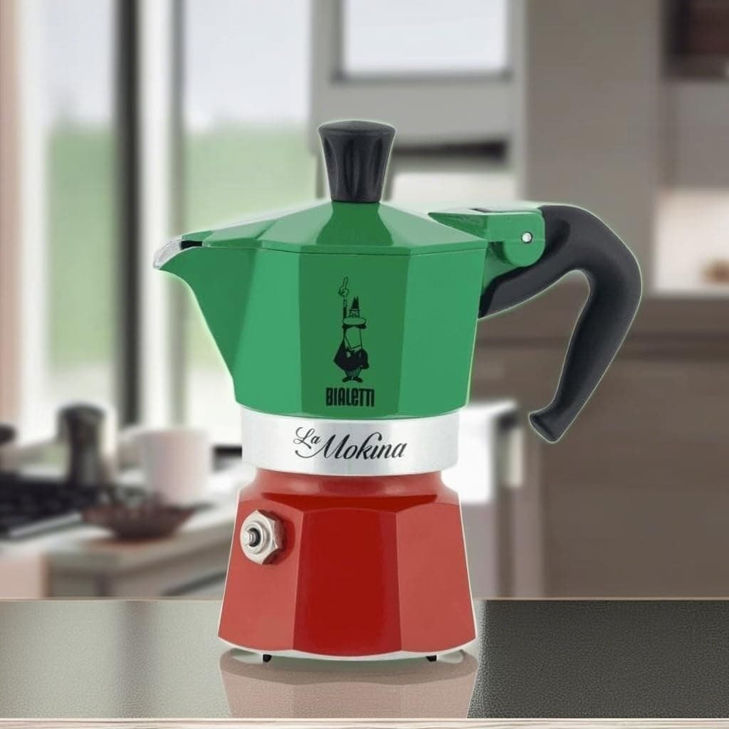 Bialetti 5650 Espresso Maker - Green, Red, White - Image 5