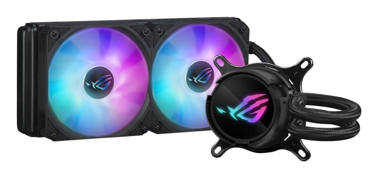 ASUS ROG Strix LC III 240 ARGB Intel/AMD AIO Liquid CPU Cooler - Black - Image 1