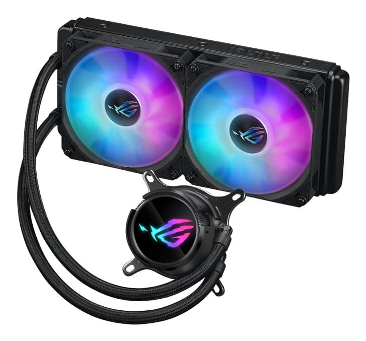 ASUS ROG Strix LC III 240 ARGB Intel/AMD AIO Liquid CPU Cooler - Black - Image 2