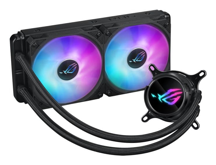 ASUS ROG Strix LC III 240 ARGB Intel/AMD AIO Liquid CPU Cooler - Black - Image 3
