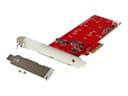 StarTech.com 2x M.2 SATA SSD Controller Card - PCIe - PCI Express M.2 SATA III Controller - NGFF Card Adapter (PEX2M2) - storage controller - M.2 Card / SATA 6Gb/s - PCIe 2.0 x2 thumbnail 3