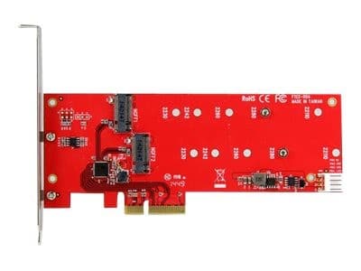 StarTech.com 2x M.2 SATA SSD Controller Card - PCIe - PCI Express M.2 SATA III Controller - NGFF Card Adapter (PEX2M2) - storage controller - M.2 Card / SATA 6Gb/s - PCIe 2.0 x2 - Image 7