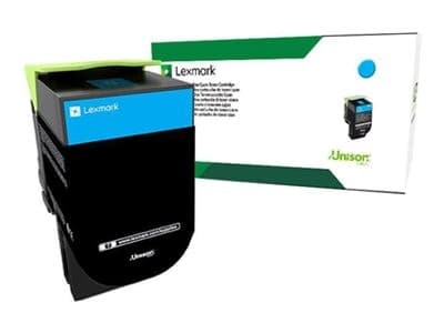 Lexmark X317 - cyan - original - toner cartridge - LCCP, LRP - Image 1