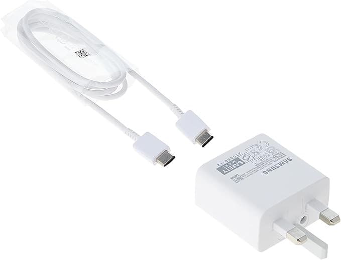 Samsung EP-T1510 15W USB-C Fast Charging Power Adapter with 1m USB-C to USB-C Cable - White
