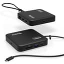 Plugable Technologies 7-in-1 USB C Docking Station Dual Monitor - Dual HDMI Dock is Compatible with Mac and Windows, USB4, Thunderbolt or USB-C, 100W PD, 2x HDMI, 1x USB-C, 1Gbps Ethernet, 1x USB 3.0, 1x SD Card thumbnail 1