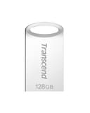 128GB Transcend JetFlash 710S Silver Metallic USB3.1 Flash Drive thumbnail 3