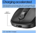 HP 510 Ultra-Fast Rechargeable Wireless Optical Mouse - Black thumbnail 2