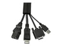 StarTech Cable Management Sleeve 4.6m Black thumbnail 1