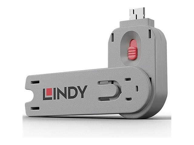 Lindy USB Type A Port Blocker Pink