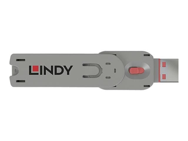 Lindy USB Type A Port Blocker Pink - Image 2