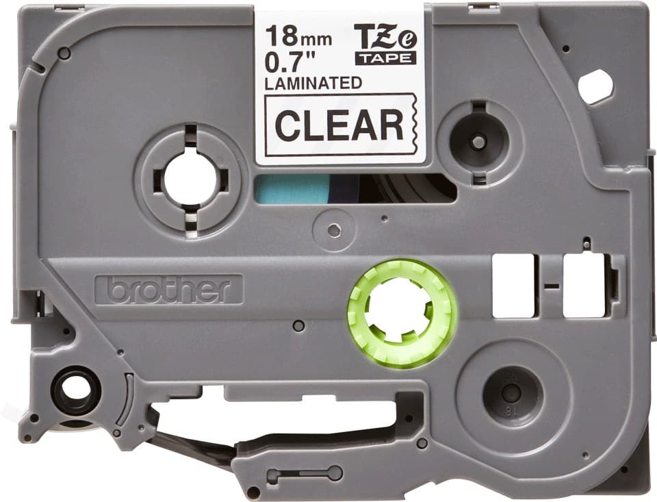Brother TZE-141 label-making tape Black on transparent - Image 2