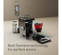 SIEMENS TQ513GB1 EQ500 Bean to Cup Fully Automatic Coffee Machine - Black & Stainless Steel thumbnail 9