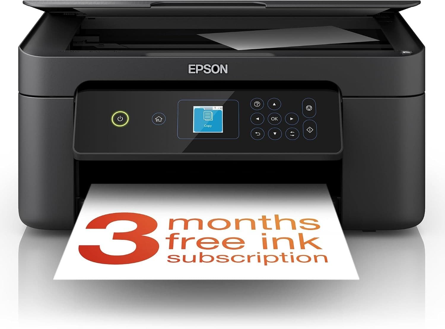 Epson Expression Home XP-3200 A4 Multifunction Wireless Inkjet Printer - Print, Scan, Copy, Black