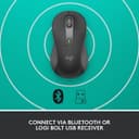 Logitech M650 Left Handed Wireless Mouse - Black thumbnail 7
