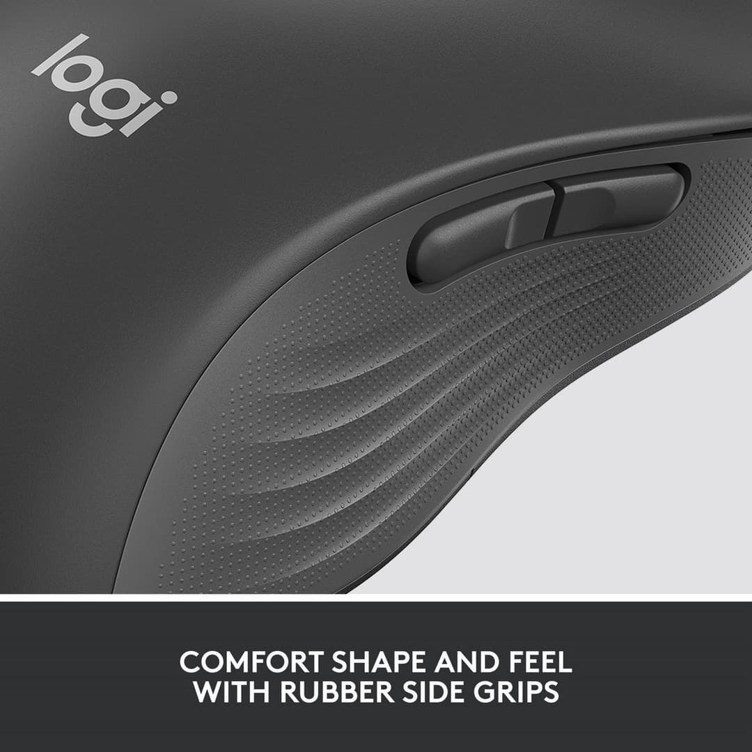 Logitech M650 Left Handed Wireless Mouse - Black - Image 8