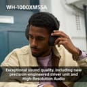 Sony WH-1000XM5SA Special Edition Wireless Noise Cancelling Over-Ear Headphones Bluetooth Hi-Res Audio - Black thumbnail 4