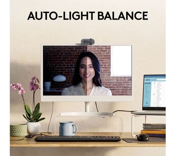 Logitech Brio 100 Full HD 1080p Webcam - Graphite - Image 3