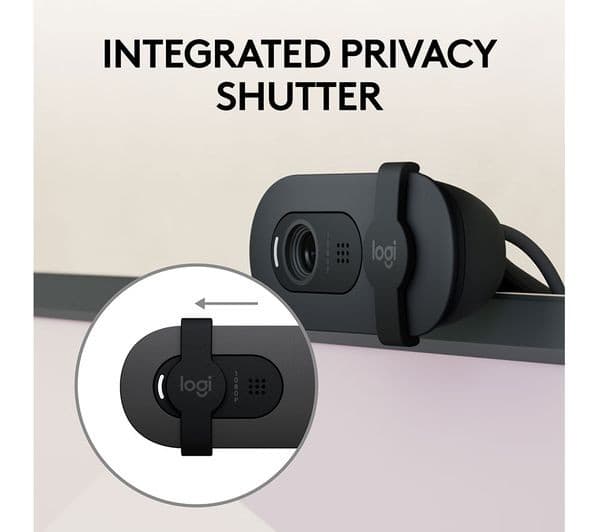 Logitech Brio 100 Full HD 1080p Webcam - Graphite - Image 4