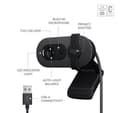Logitech Brio 100 Full HD 1080p Webcam - Graphite thumbnail 6