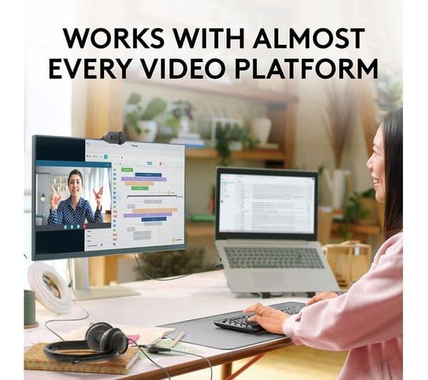 Logitech Brio 100 Full HD 1080p Webcam - Graphite - Image 7