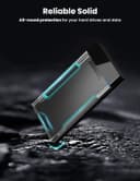 UGREEN 2.5 inch SATA Hard Drive Enclosure - USB-C, Tool-Free HDD/SSD Caddy, with USB-A to USB-C Cable thumbnail 3