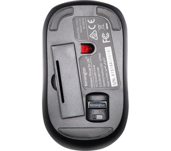 Kensington ValuMouse Three-Button Wireless Mouse Black - Image 5