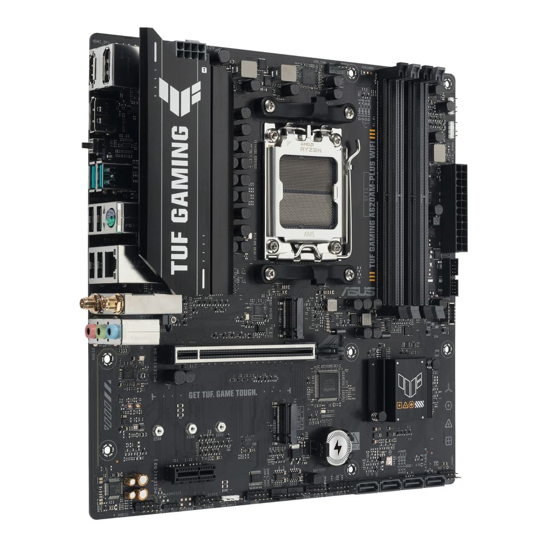 ASUS TUF Gaming A620AM-PLUS WIFI AMD A620A micro ATX AM5 Motherboard - Image 3