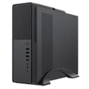 CiT S014C Slim Mini-Tower Micro-ATX Desktop PC Case with 300W Power Supply - Black thumbnail 3