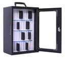 Pavo - Smartphone Cabinet for 36 Phones, Size: 445x295x205mm, dark grey thumbnail 1