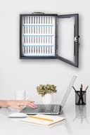 Pavo - Smartphone Cabinet for 36 Phones, Size: 445x295x205mm, dark grey thumbnail 4