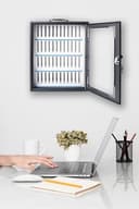 Pavo - Smartphone Cabinet for 36 Phones, Size: 445x295x205mm, dark grey thumbnail 5