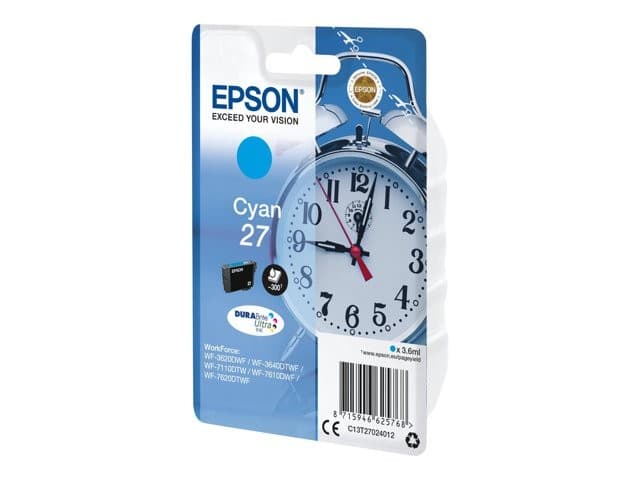 Epson 27 - cyan - original - ink cartridge - Image 4